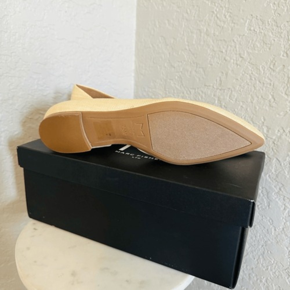 Marc Fisher LTD Women's Sunny Ballet Flat, Slip On, Chic Light Natural, 8.5, NWT - Picture 9 of 16